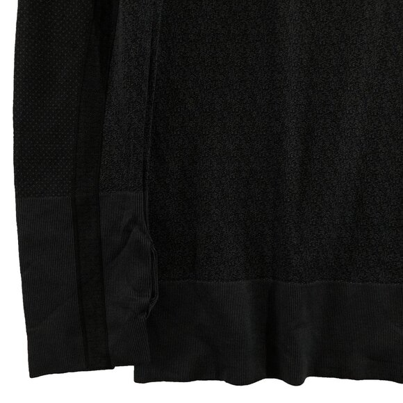 Under Armour Shirt Womens L Gray FittedHeatGear Threadborne Seamless Funnel Neck - Picture 8 of 10